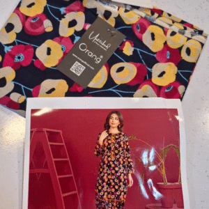 Superior printed cotton cambric shirt & trouser 13