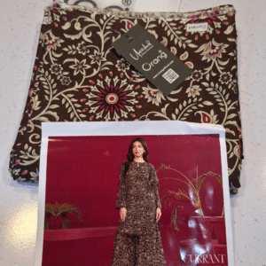 Superior printed cotton cambric shirt & trouser 02