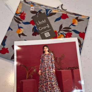 Superior printed cotton cambric shirt & trouser 08